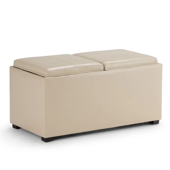 Avalon – 5 Piece Storage Ottoman, Contemporary