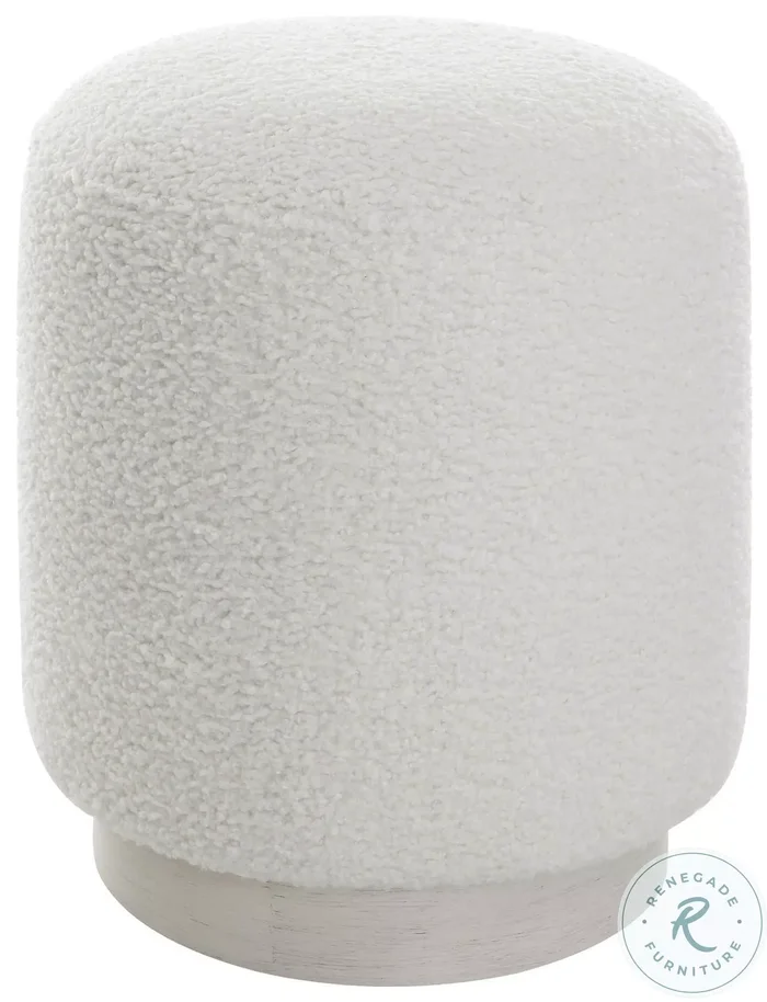 Avila White Ottoman