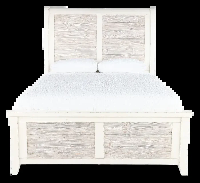 Backroads Weathered White King Bed