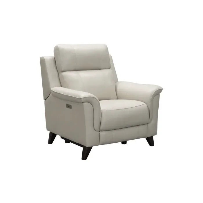 Barcalounger Laurel Cream Kester Leather Recliner Chair
