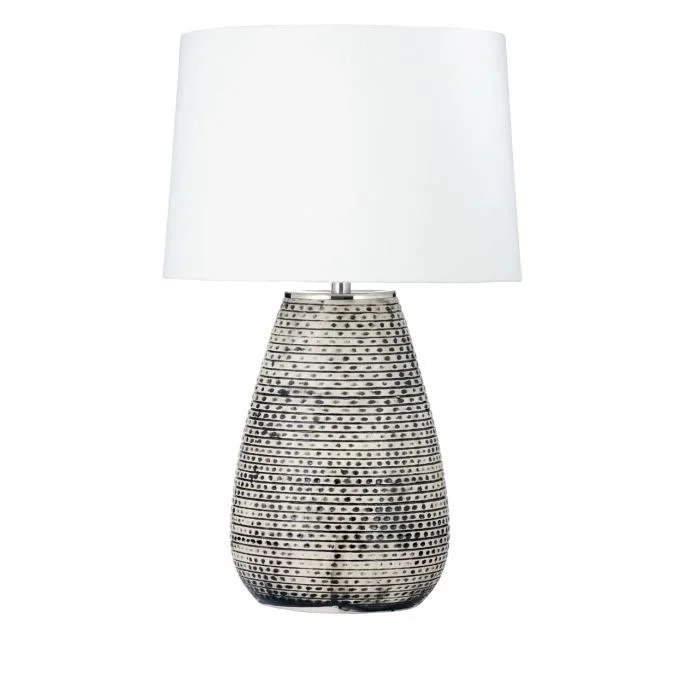 Bassett Mirror Boho Gray Rix Table Lamp