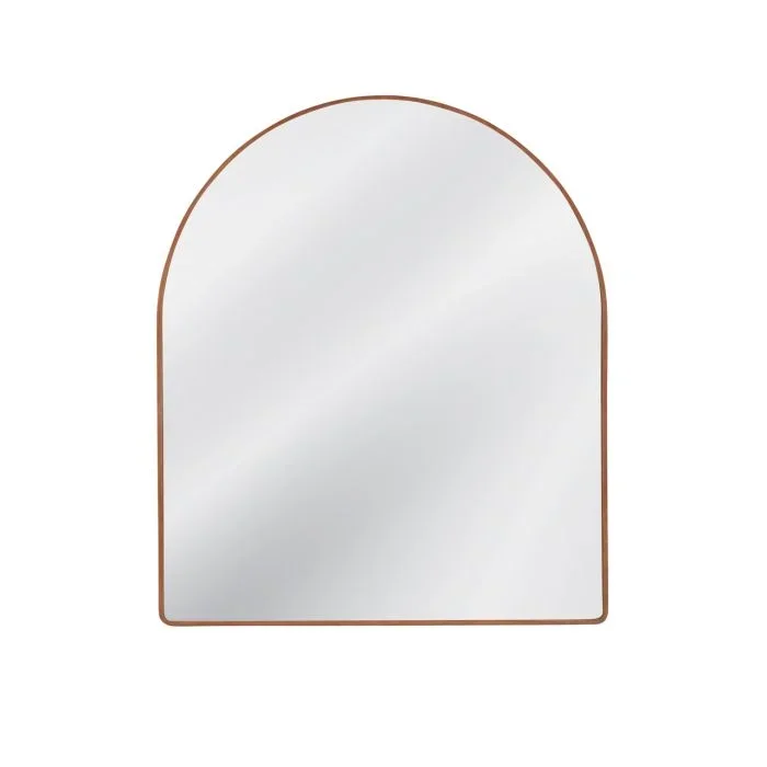 Bassett Mirror Modern Brown Hazel Arched Mantel Mirror