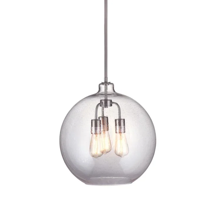 Bassett Mirror Modern Silver Chamberlain Pendant Light