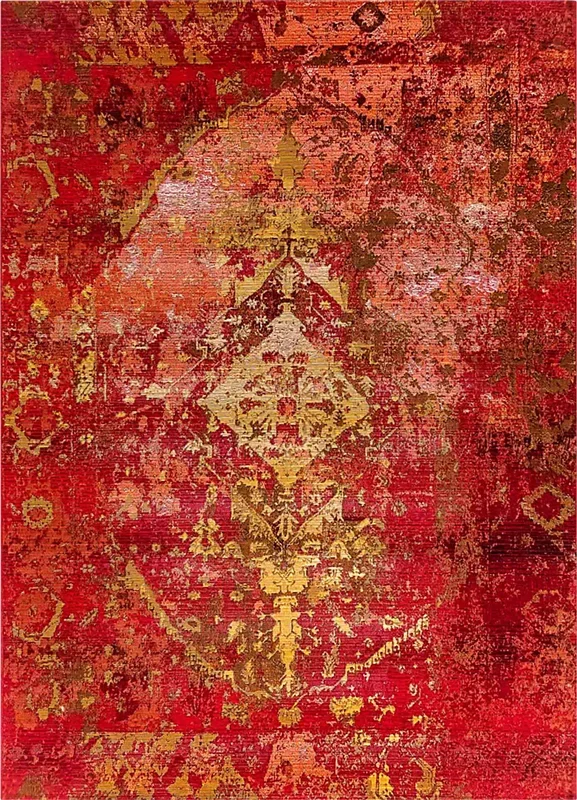 Baylin Orange 7’10 x 9’10 Indoor/Outdoor Rug