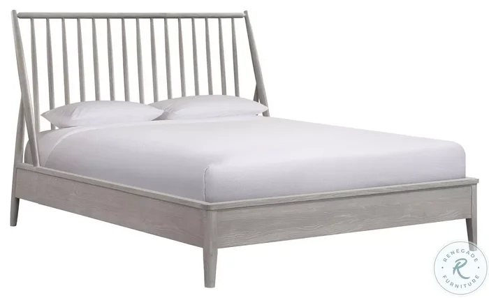 Bayside White King Panel Bed