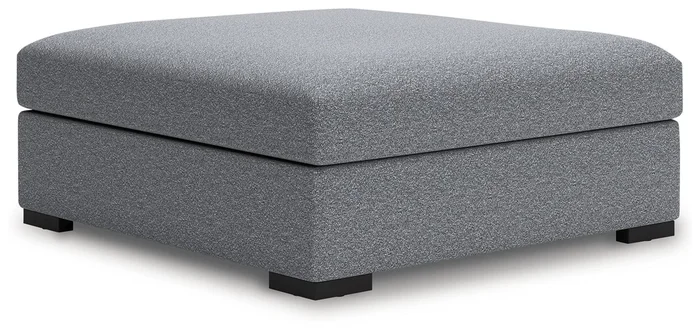 Bealton – Oversized Accent Ottoman – Salt And Pepper