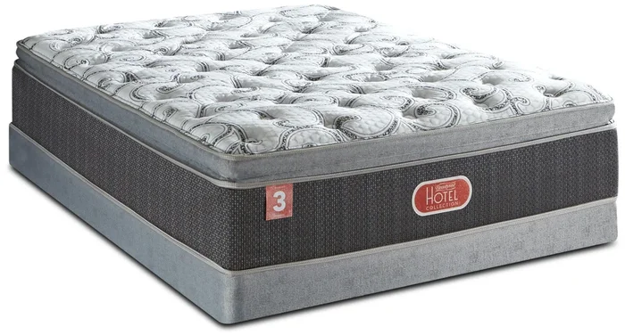 Beautyrest® Hotel Diamond 3 Firm Hi-Loft Pillow-Top King Mattress Set|Ensemble matelas ferme à plateau-coussin épais Hotel Diamond 3 Beautyrest pour très grand lit