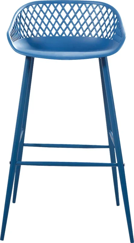 Belcross Blue Outdoor Barstool