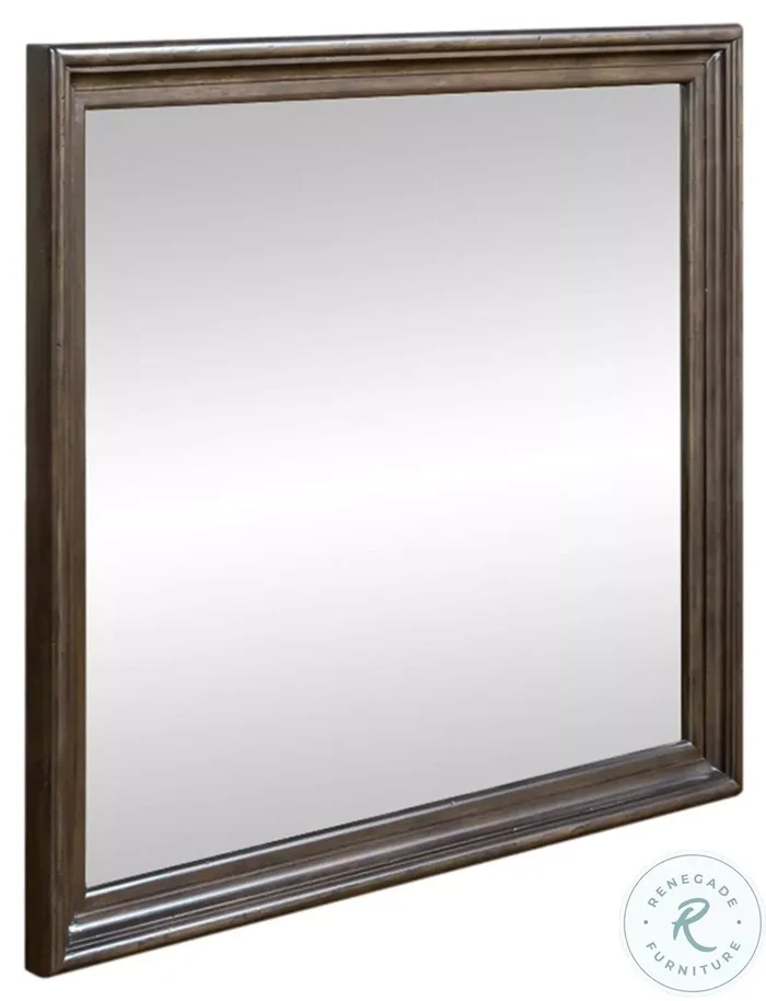 Big Valley Heavy Distressing Brownstone Mirror