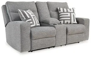 Biscoe Power Reclining Loveseat With Console