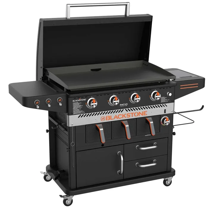 Blackstone Patio 36″ Cabinet Griddle with Air Fryer – 1923|Plaque chauffante Patio de Blackstone de 36 po avec armoire et friteuse à air – 1923