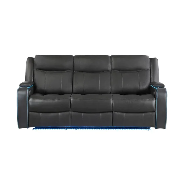 Blanca – Power Reclining Set With LED Lights, USB And Adjustable Headrest