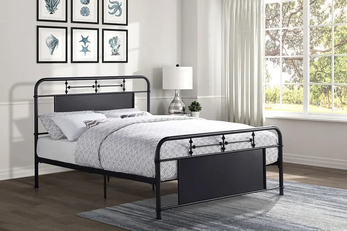 Blanchard Queen Metal Platform Bed