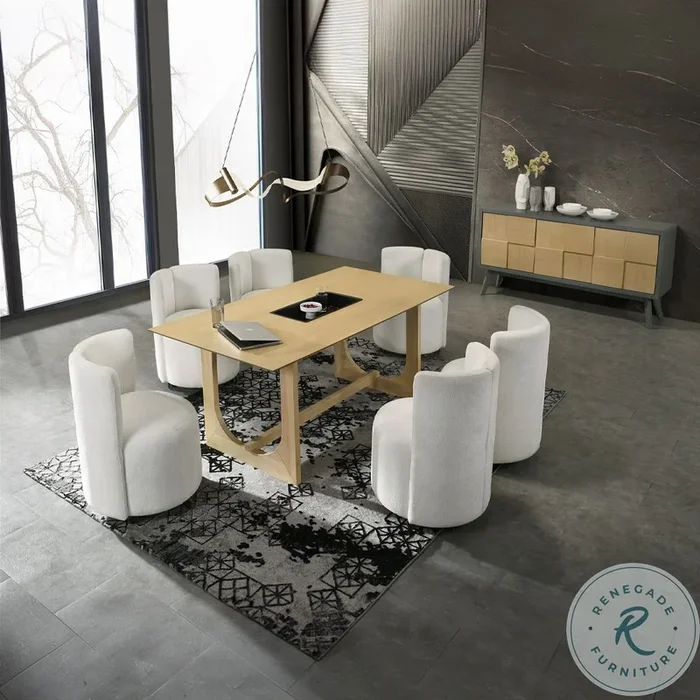 Blayde Natural Rectangular Dining Room Set