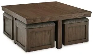 Boardernest Coffee Table With 4 Stools