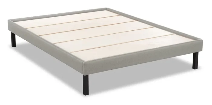 Breeze Full Platform Base – Light Grey|Base plateforme Breeze pour lit double – gris clair|BREZTBFU