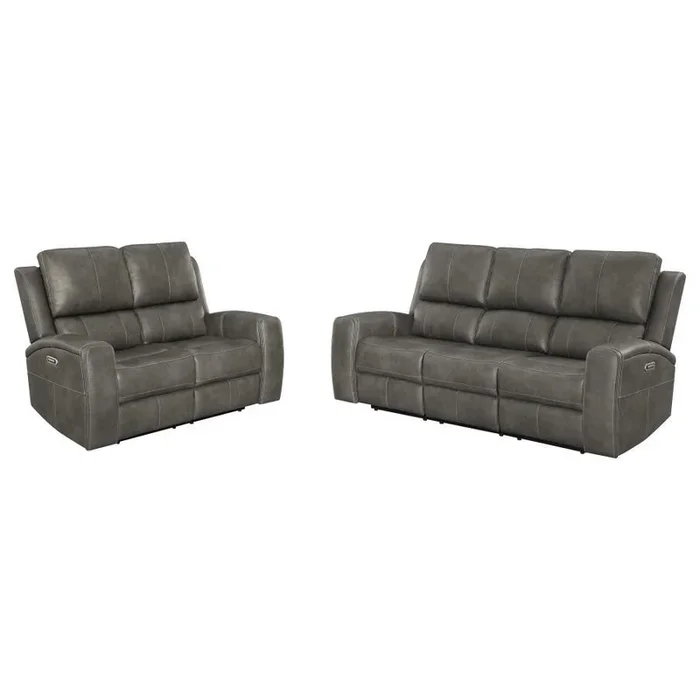 Brickston – Triple Power Reclining Sofa Set