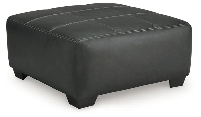Brixley Pier – Oversized Accent Ottoman – Graphite