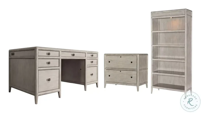 Burnham Grey Mink Junior Executive Home Office Set