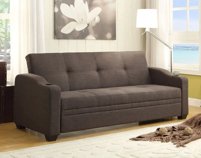 Caffery Sleeper Sofa (Dark Grey)