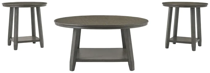 Caitbrook – Occasional Table Set (Set of 3) – Gray
