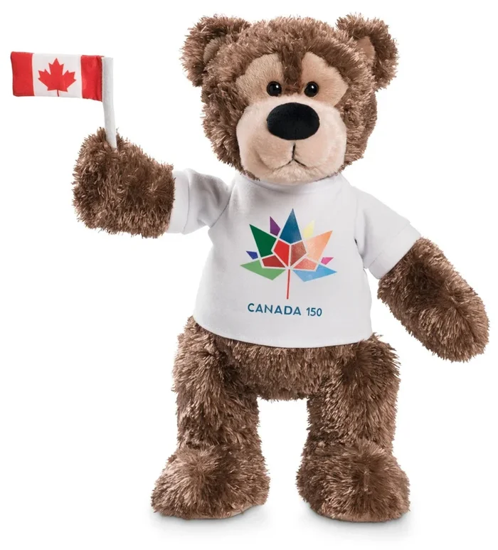 Canada 150 Brickley Bear – French T-Shirt|Ourson Brickley Canada 150 – T-shirt en français