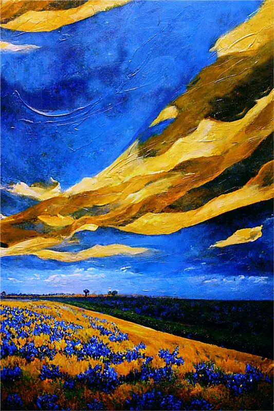 Carant I Blue Artwork