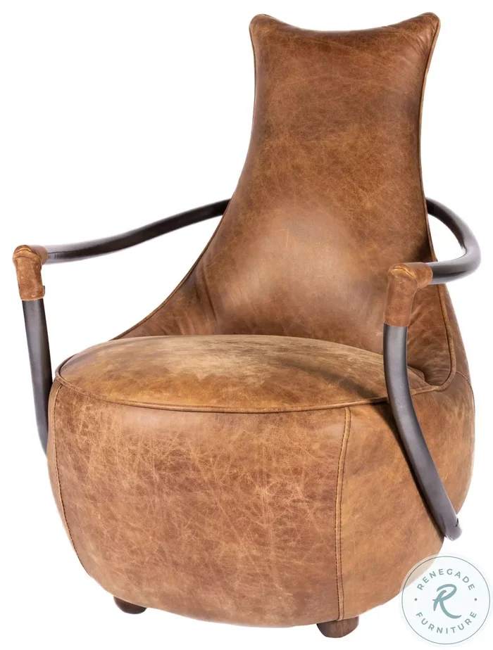 Carlisle Brown Club Chair