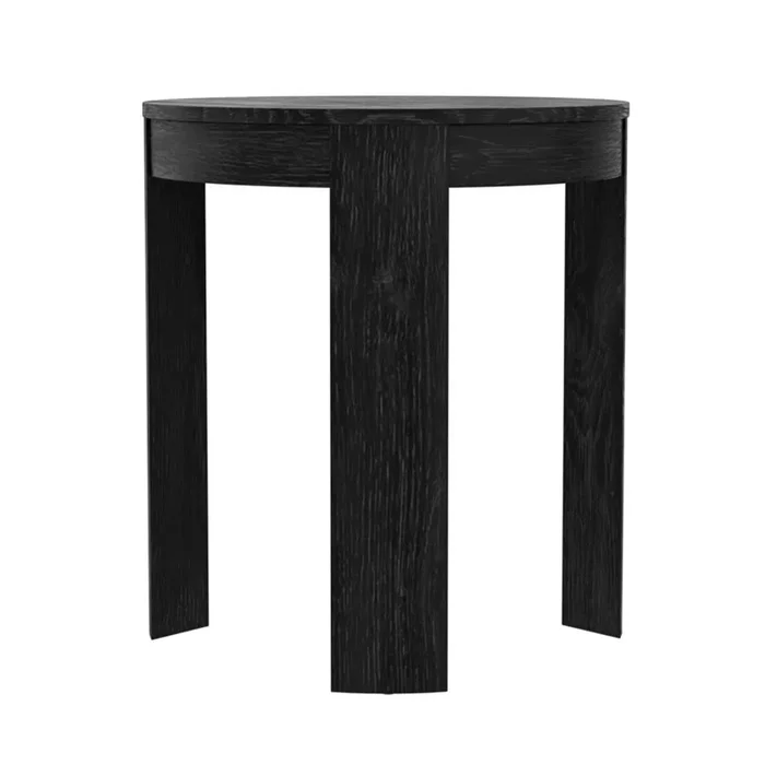 Carter Round End Table – Black