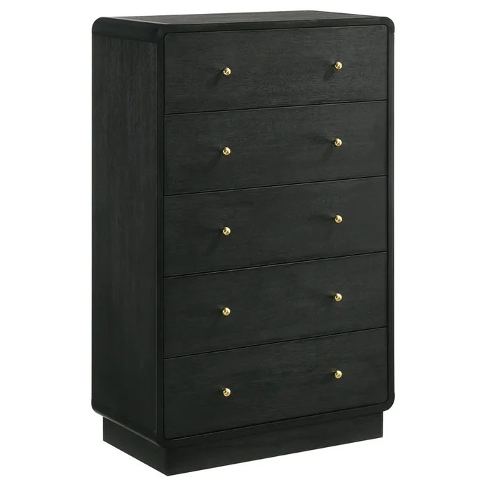 Cavelle – 5-Drawer Chest Of Drawers – Black