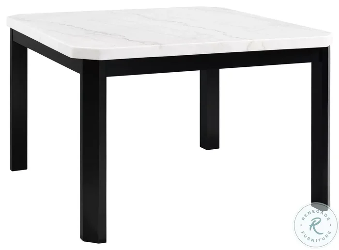 Celine White And Black Counter Height Dining Table