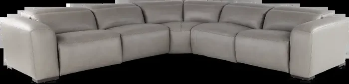 Chalet Gray 5-Piece Power Reclining Sectional