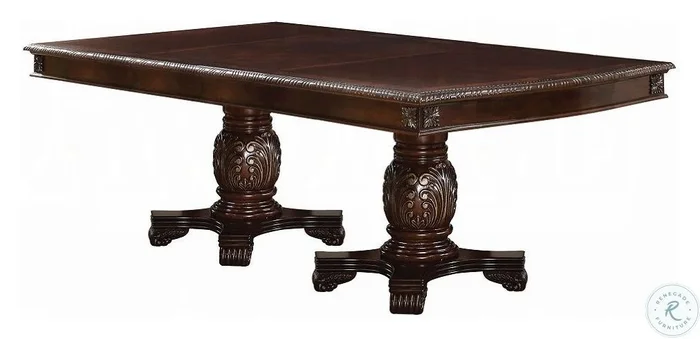 Chateau De Ville Espresso 96″ Extendable Rectangular Dining Table