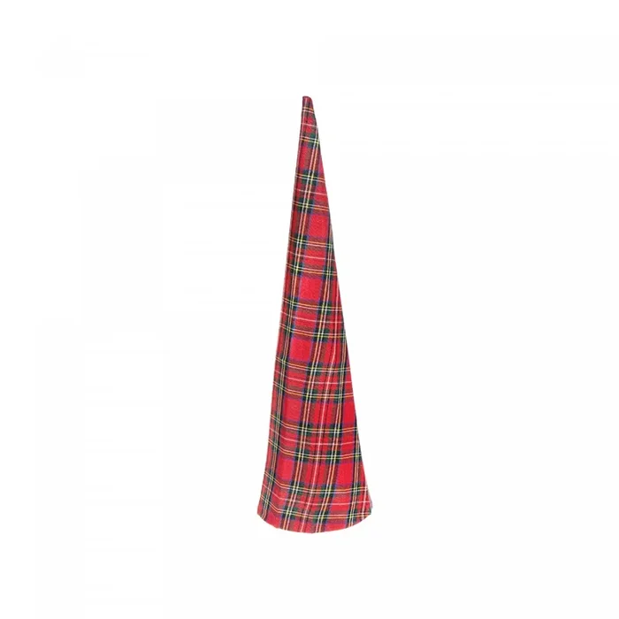 Christmas Plaid Cone Tree L Christmas Tree|Arbre de Noël conique à motif écossais (grand)