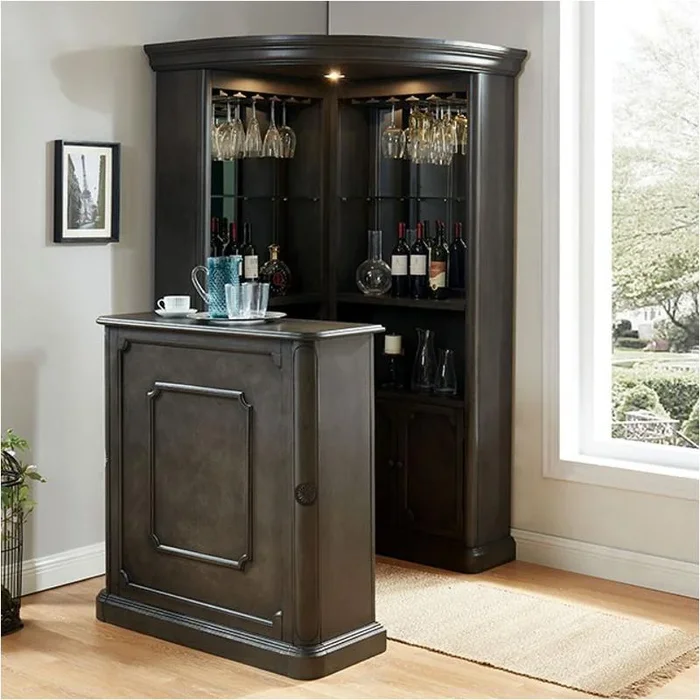 Cm-cr142gy Furniture Of America Curio Cabinet