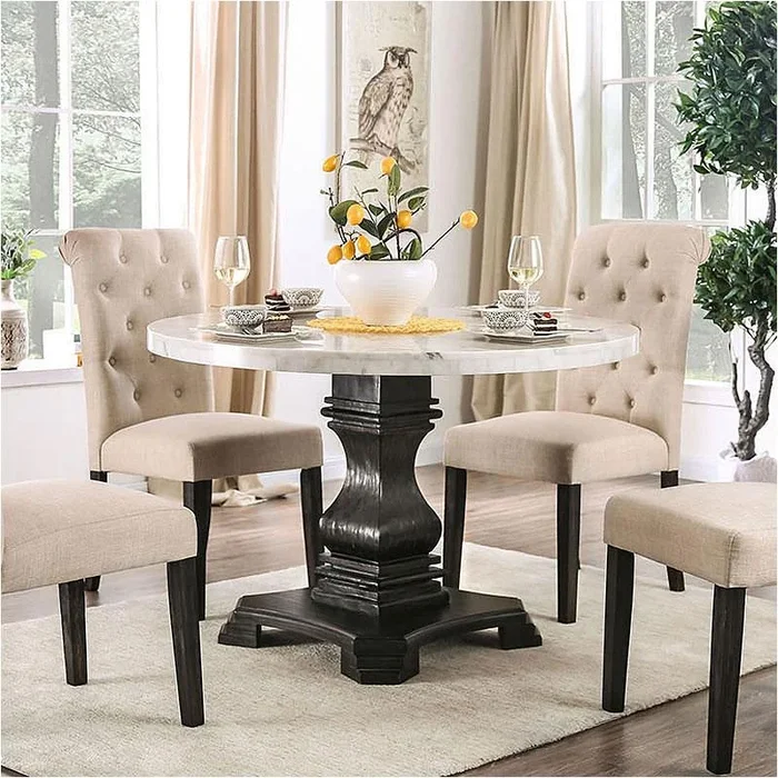 Cm3755rt Furniture Of America Elfredo Round Table