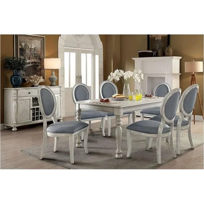 Cm3872wh-t Furniture Of America Siobhan Dining Table – Antique White