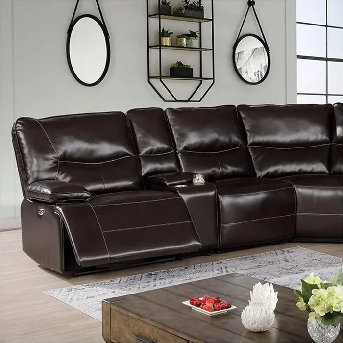 Cm6229dk Furniture Of America Power Sectional