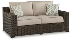 Coastline Bay Outdoor Loveseat With Cushion