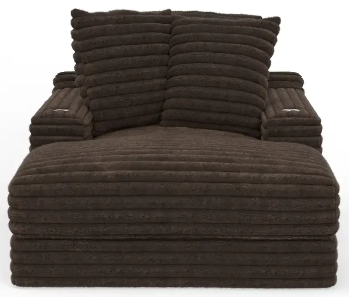 Comfrey Chocolate Brown Chaise