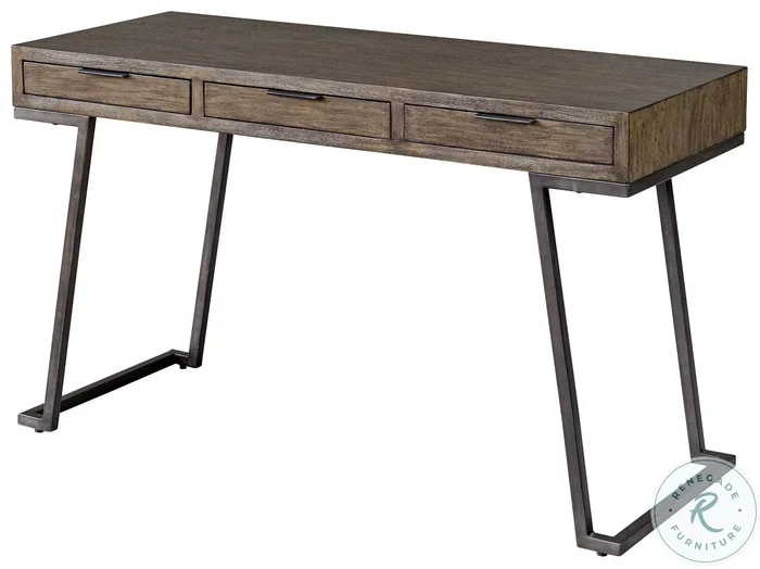 Comrade Light Gray And Natural Desk