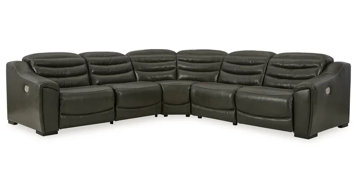 Contemporary 5-Piece Power Reclining Sectional