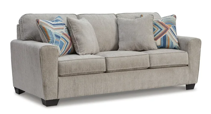 Contemporary Upholstered Sofa with Block Legs