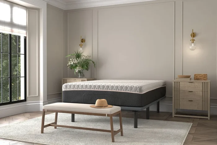 Copper Lux Hybrid – 12″ Mattress With Copper Infused Contouring Memory Comfort Layer And Supportive Coil System