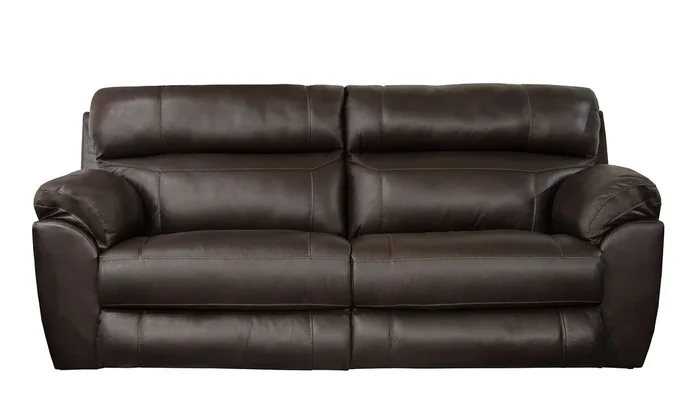 Costa Power Lay Flat Reclining Sofa (Chocolate)