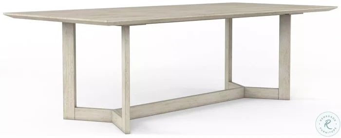Cotiere Linen 96″ Rectangular Trestle Dining Table