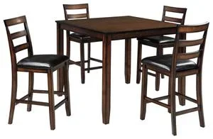 Coviar Counter Height Dining Table and Bar Stools (set of 5)
