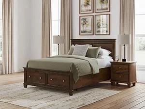 Danabrin Queen Storage Footboard With Roll Slats