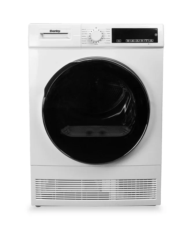 Danby 24″ 4 Cu. Ft. Stackable Compact Condensing Sensor Dryer – White – DDY040D3WDB | Sécheuse compacte superposable Danby de 4 pi³ et de 24 po avec capteurs de condensation – blanche – DDY040D3WDB | DDY040DB