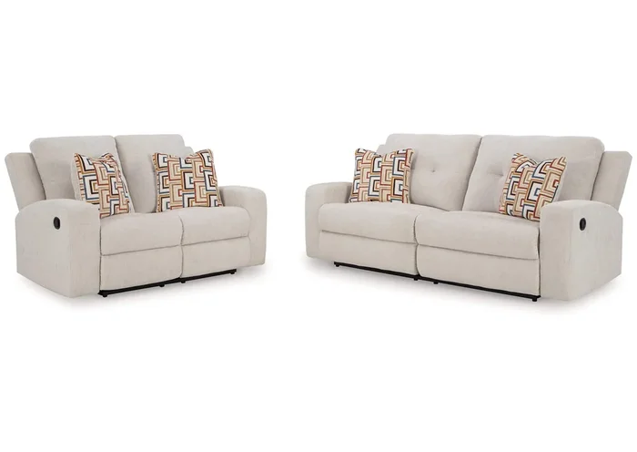 Danum Manual Reclining Sofa and Loveseat